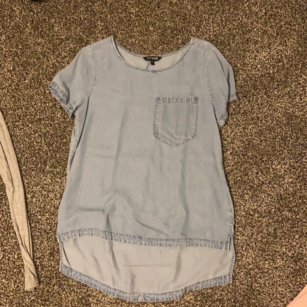 Denim top